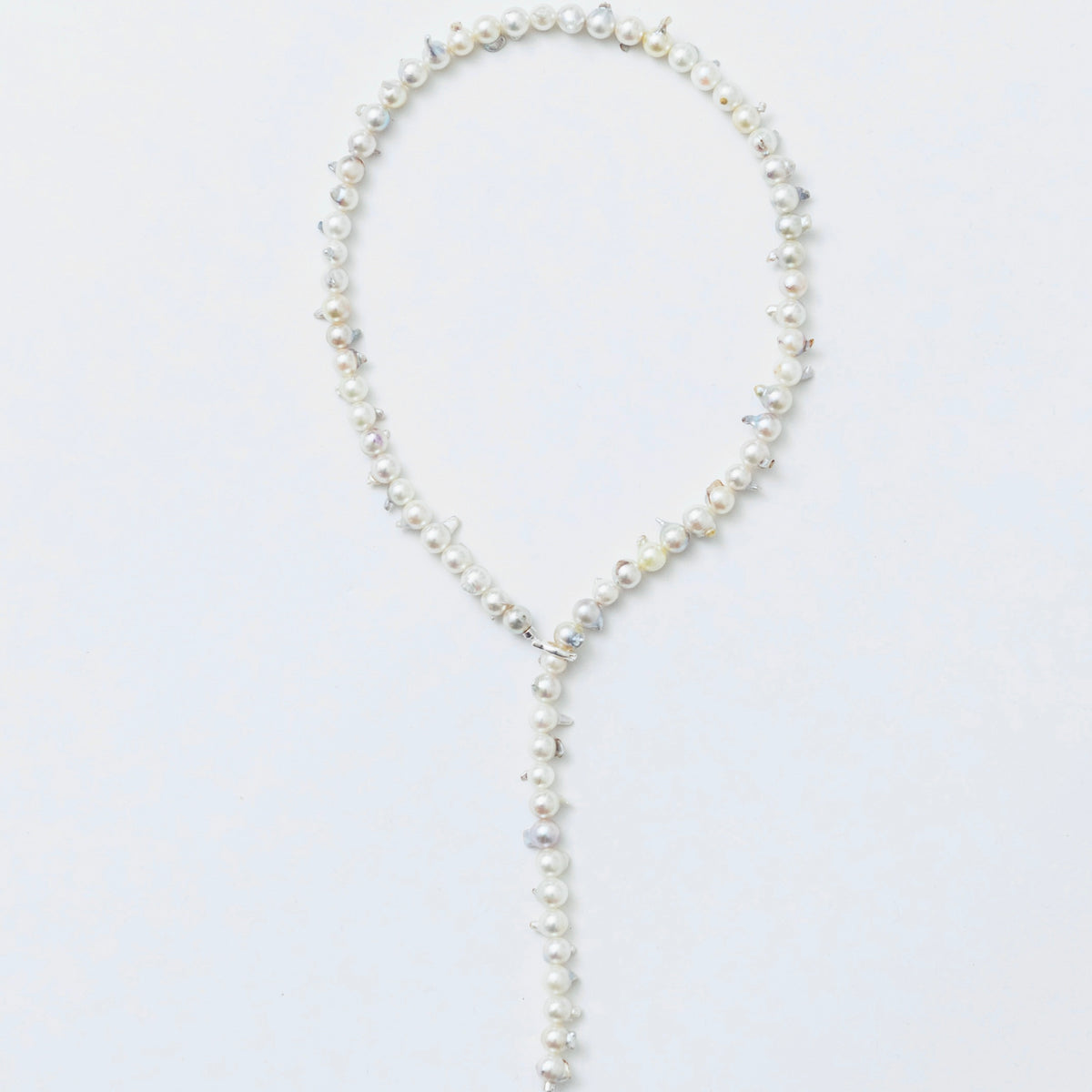 Akoya baropue pearl clicker necklace / 50cm, 6-7.5mm – AYUS
