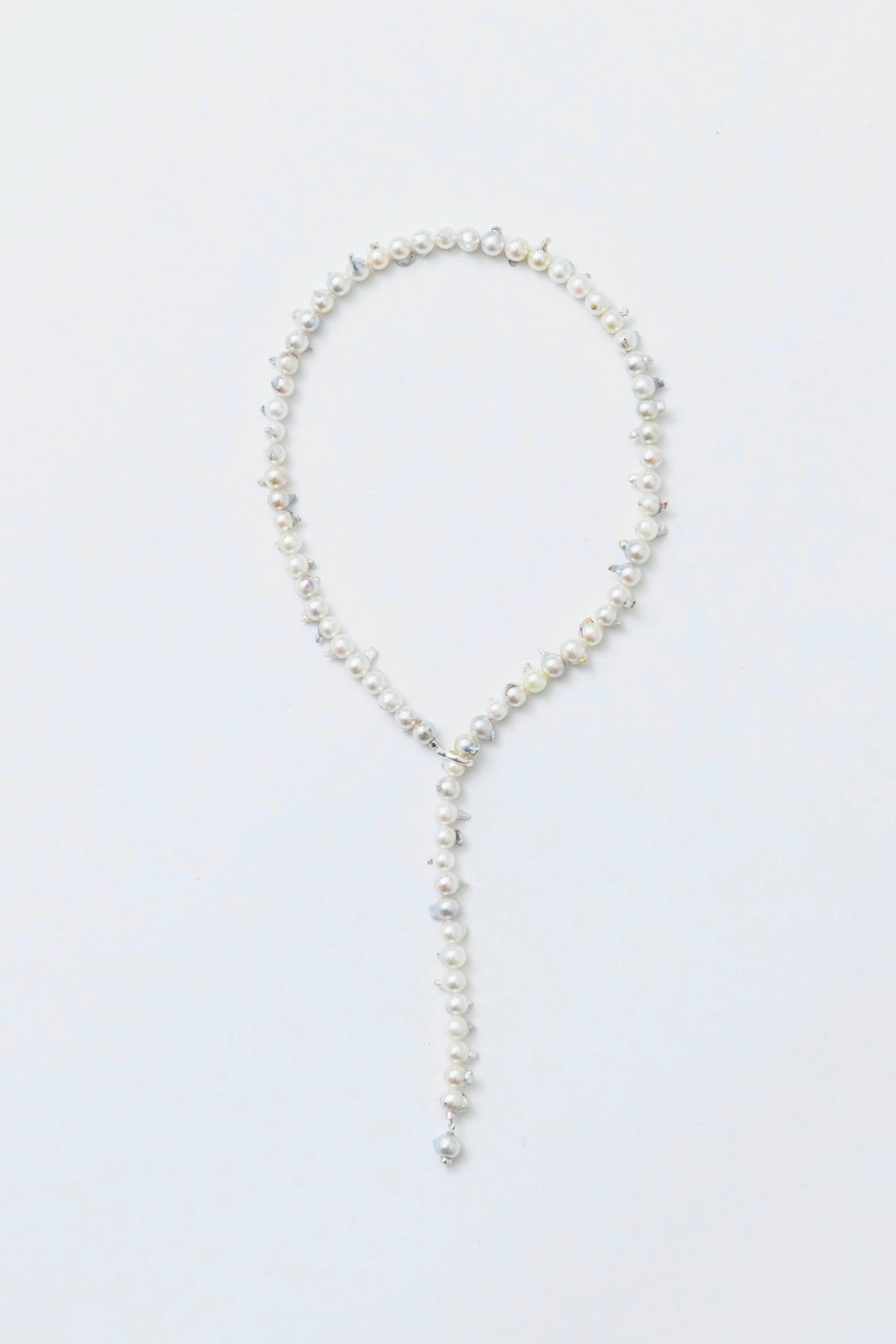 Akoya baropue pearl clicker necklace / 50cm, 6-7.5mm – AYUS