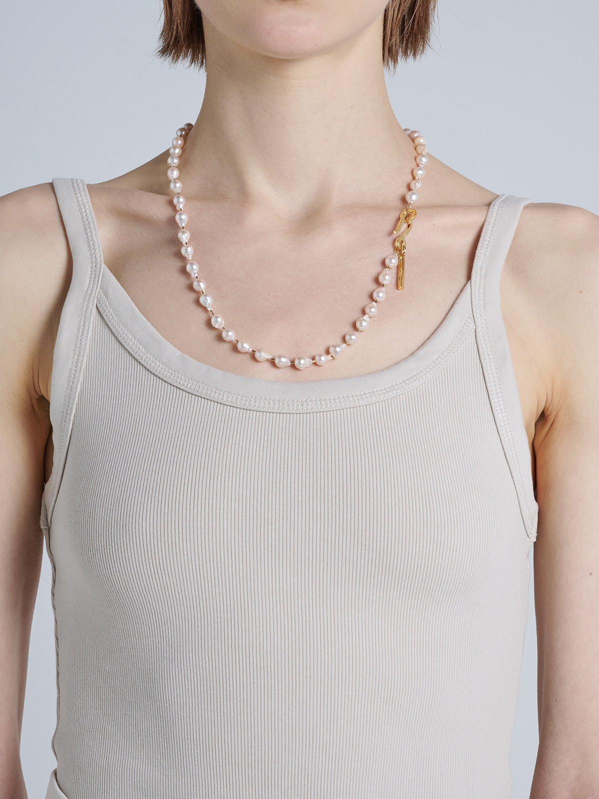 Akoya baroque pearl beads necklace / 60cm, 7.0-8.0mm – AYUS