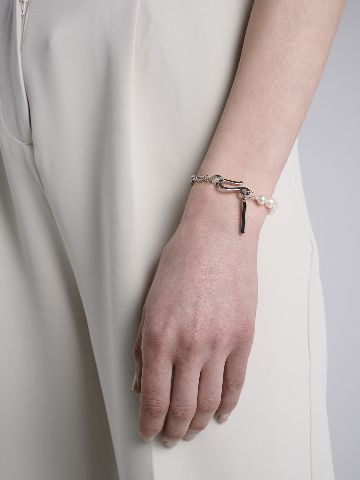 Akoya baroque pearl chain bracelet / 18cm, 7.0-8.0mm – AYUS